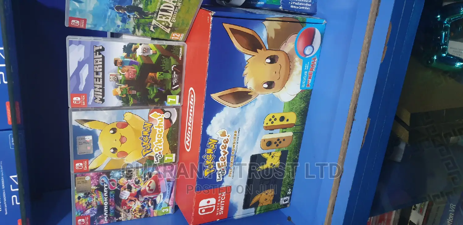 Nintendo Switch Latest/Customized + 4 Games