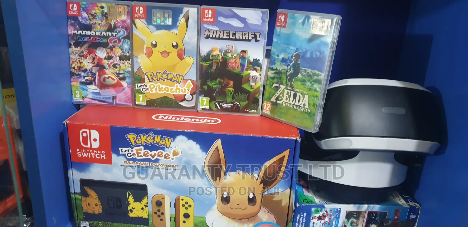 Nintendo Switch Latest/Customized + 4 Games