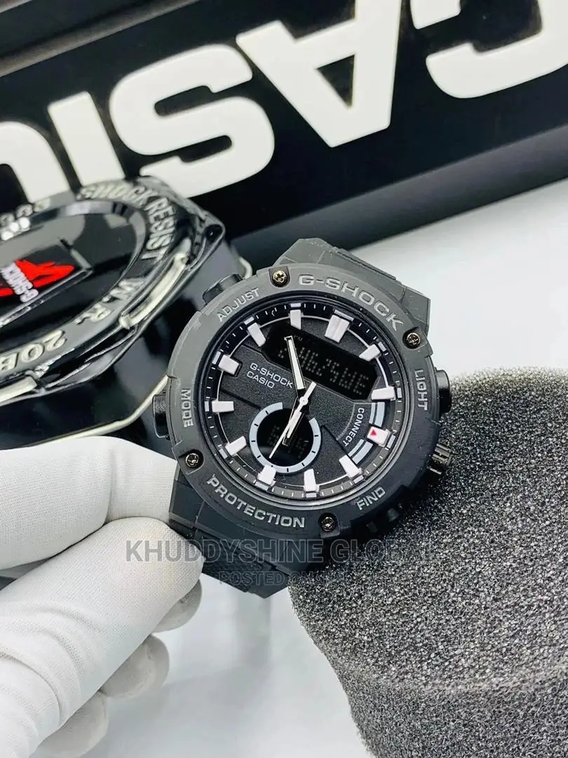 Casio G Shock Men's Analog/Digital Wold Resin Strap Watch