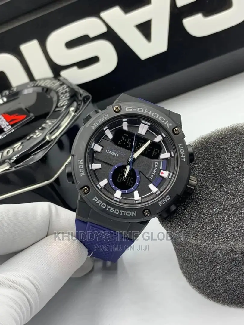 Casio G Shock Men's Analog/Digital Wold Resin Strap Watch