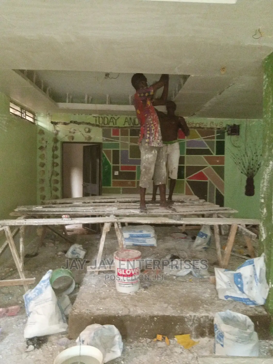 Pop Design,Wall Screeding, Television Shelf