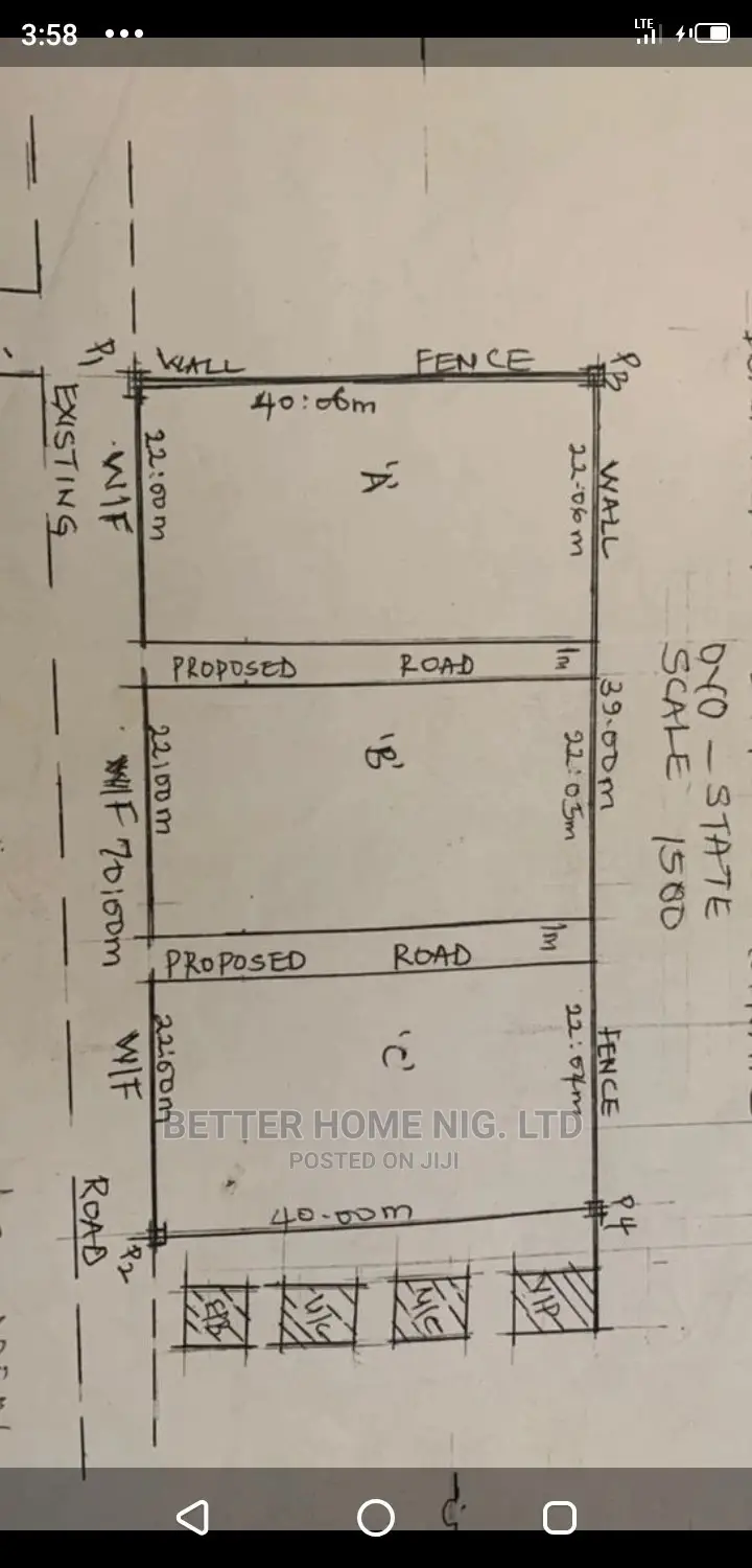 A Full Standard Plot of Land for Sell