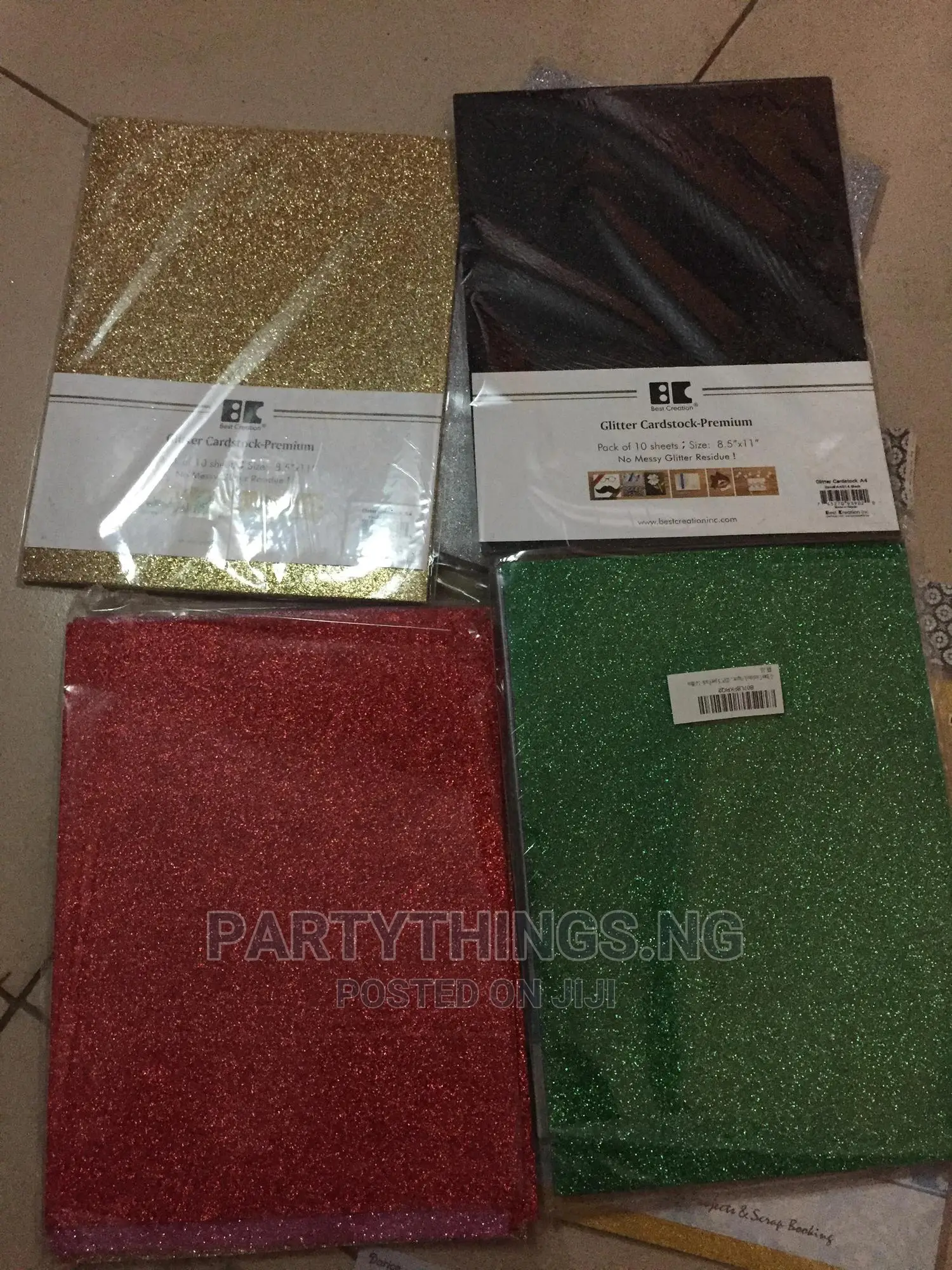 Cardstocks With Glitters