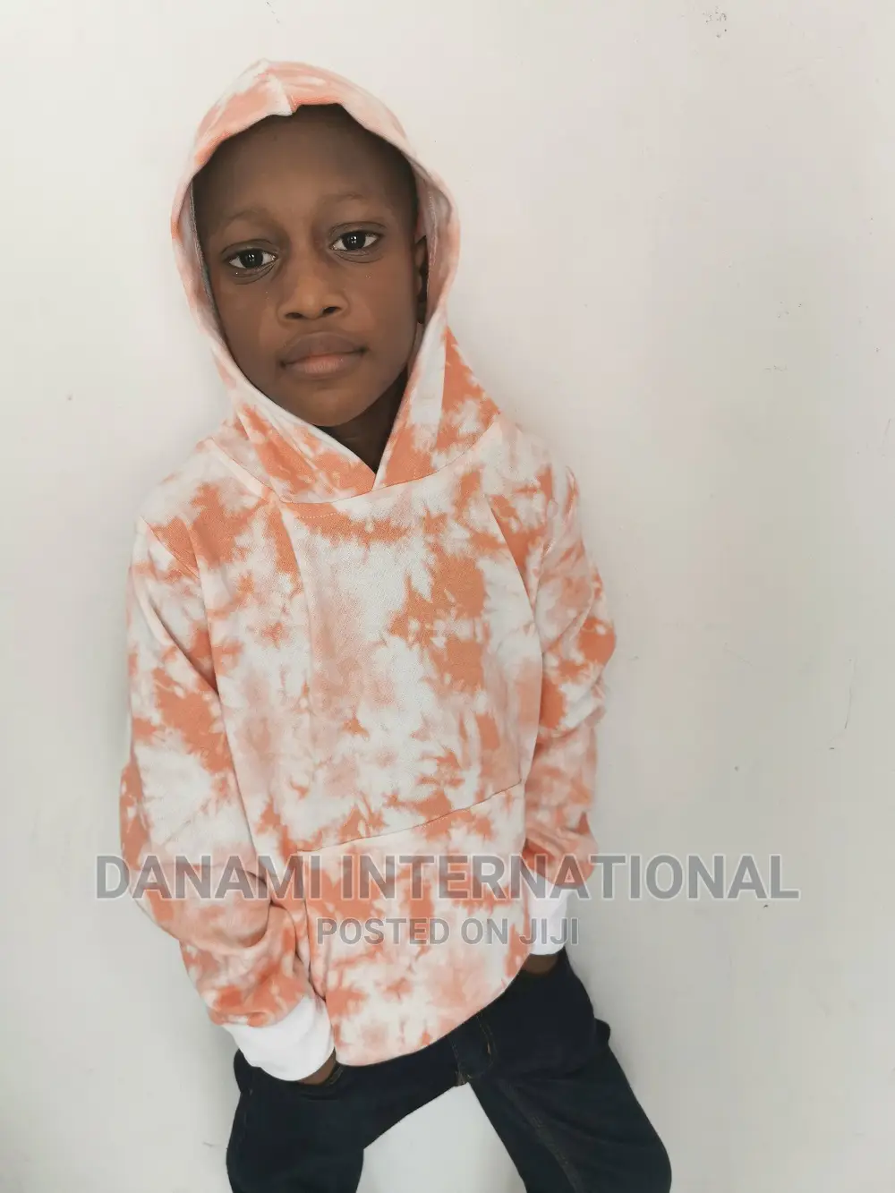 Tie Die Factory Printed Hoodie for Boys Girls