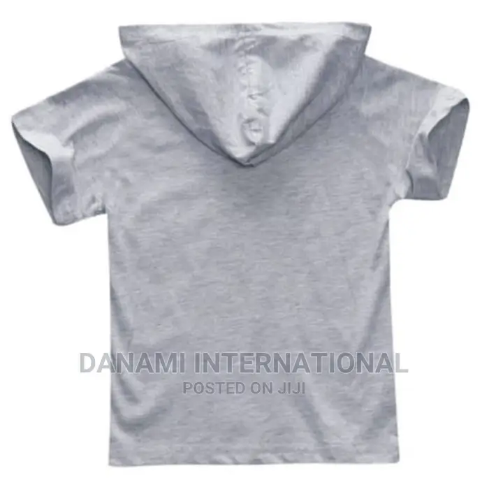PJ Masks Children Hooded T-Shirt- Light Grey
