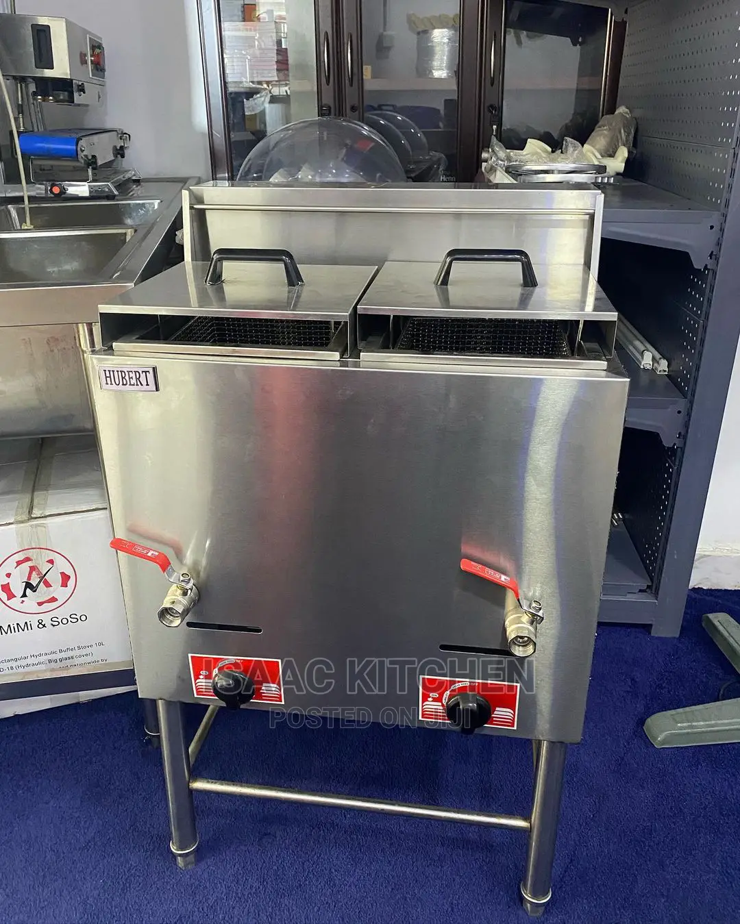 Standing Deep Fryer Double Tank Gas
