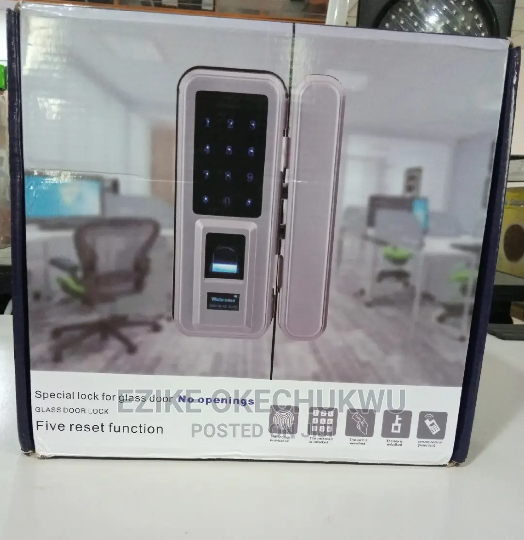 Biometric Glass Door Access Control Lock