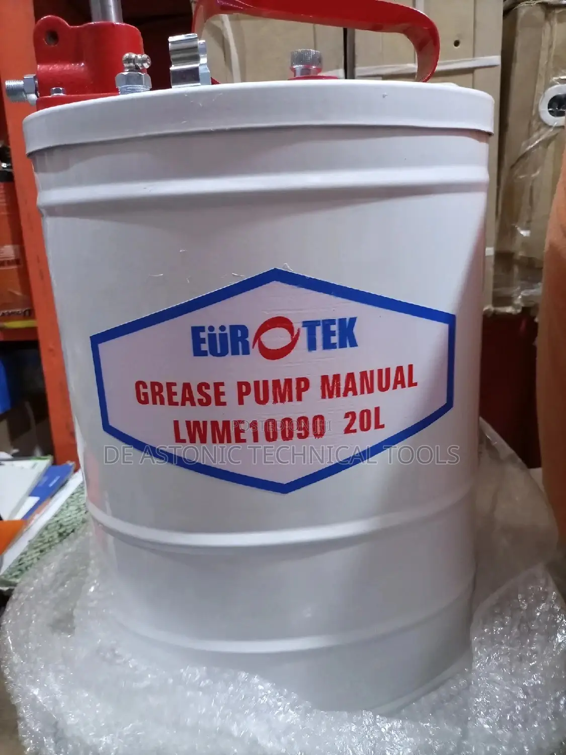 Manual Grease Pump Lubrication Bucket