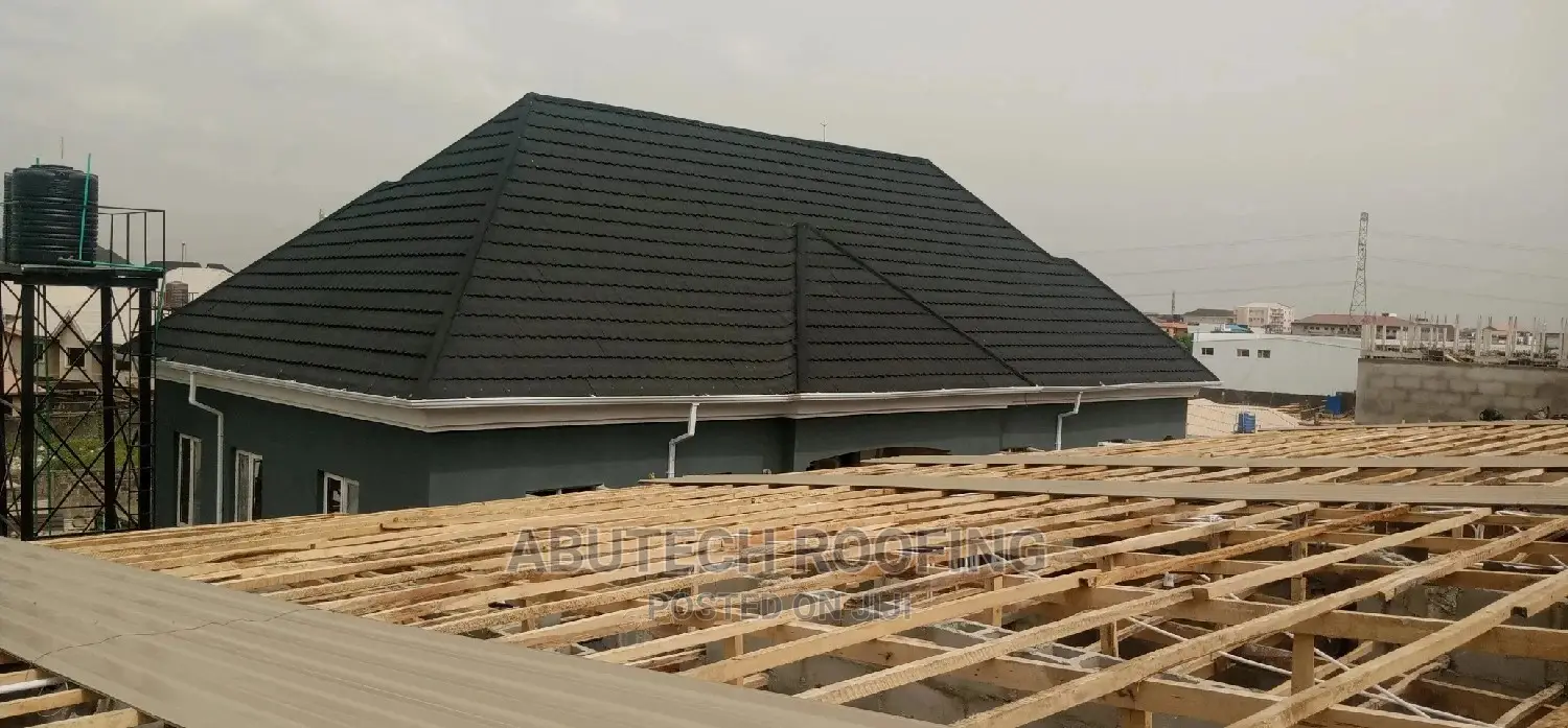 Abutech Stone Coated Roofing Sheets Project at Agungi Lekki
