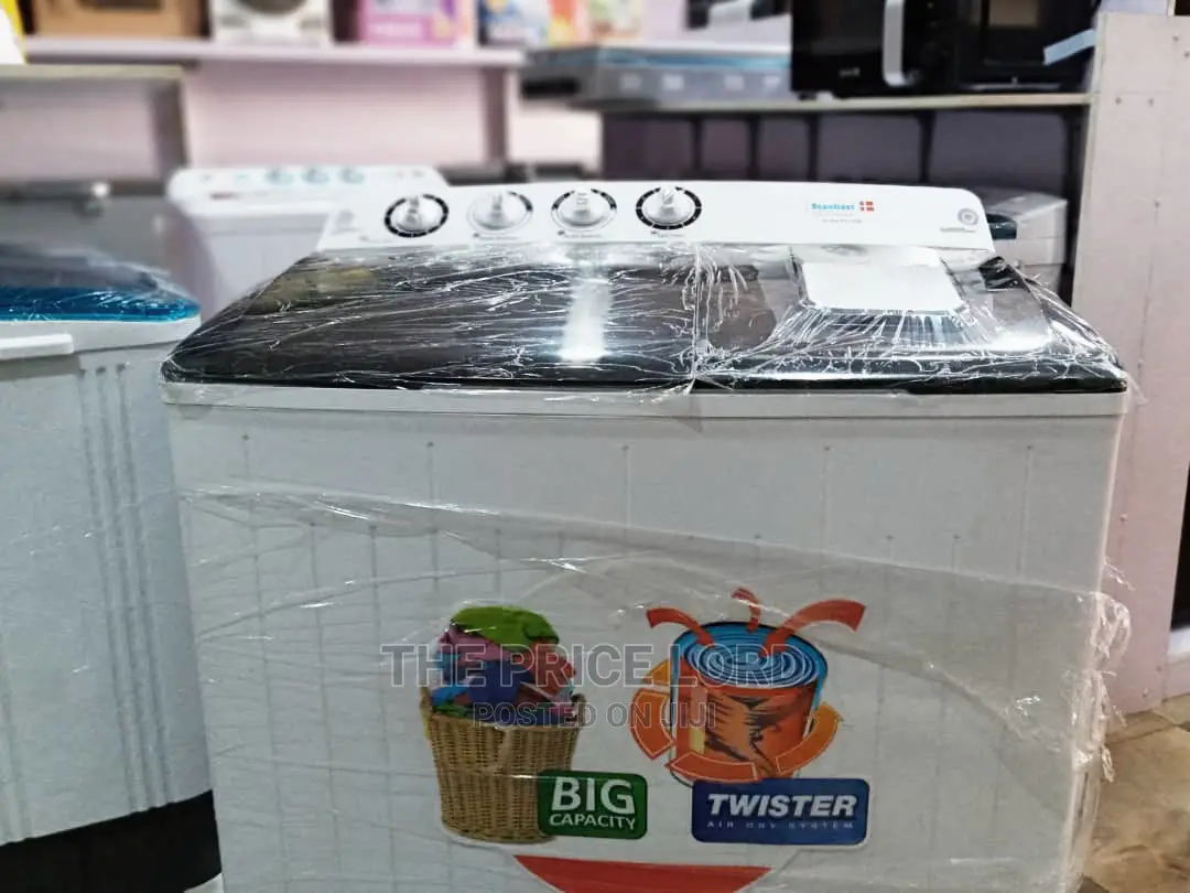 Scanfrost 12kg Twin Tub Semi-Automatic Washer Sfsatt12m