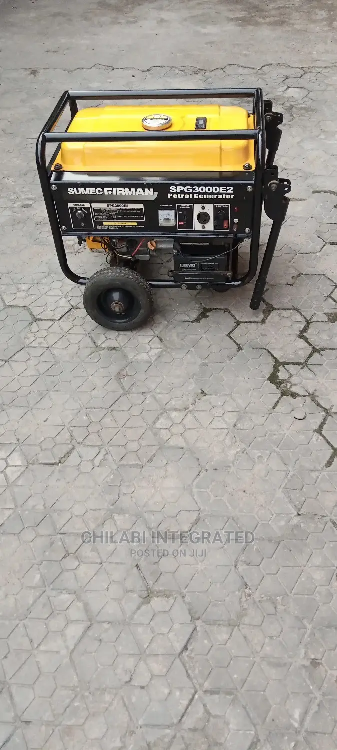 Almost New 2.8KVA SUMEC FIRMAN Spg3000e2 Key-Starter Gen Set