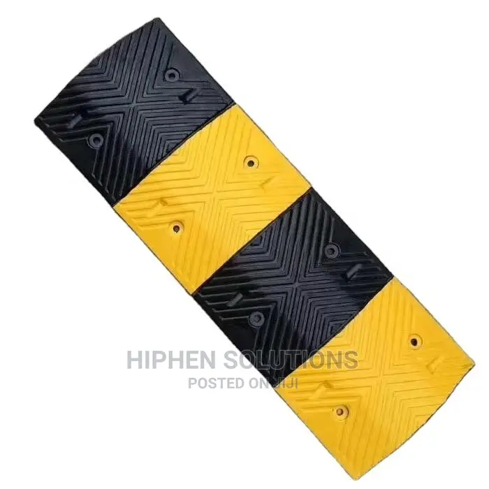Original Black and Yellow Rubber Speed Bump