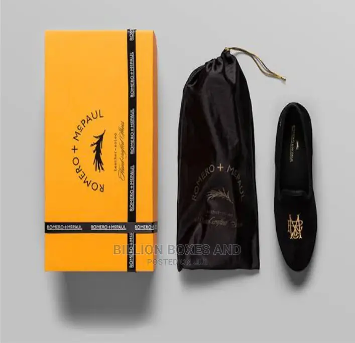Complete Luxury Design of Shoe Box and Drawstring Shoe Bag