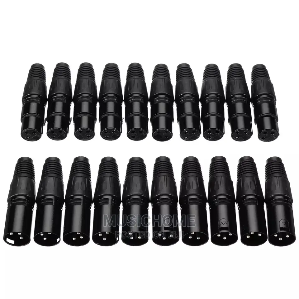 Original 20pcs 3pin XLR Male to Female Mic Extension