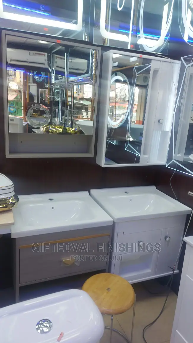 Wash Hand Basin Cabinet and Mirror