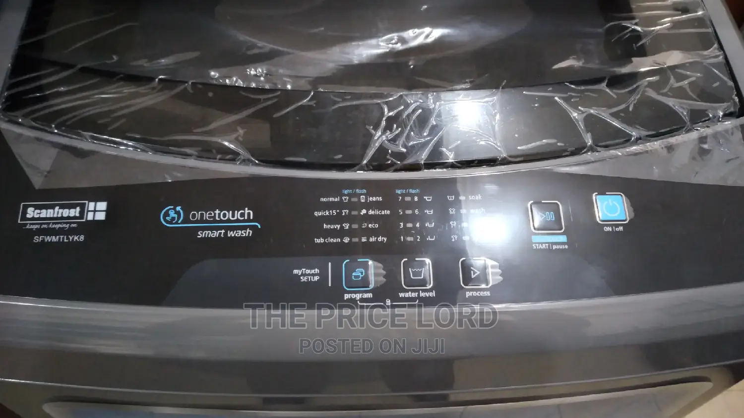 Scanfrost 8kg Full Auto Top Loader Washing Machine Sfwmtlyk8