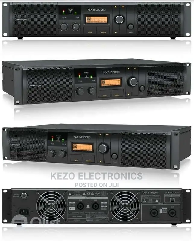 Behringer NX6000D Ultra 3000-Watt Class-D Power Amplifier