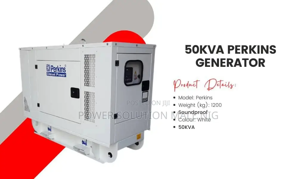 50kva Perkins Soundproof Generator