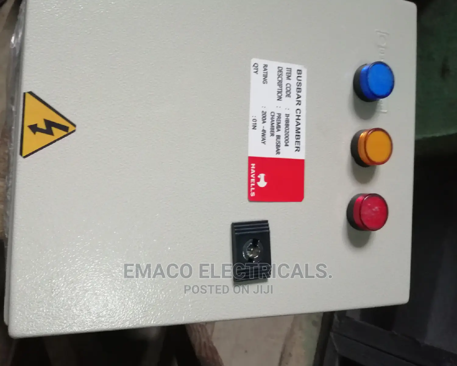 200amps Copper Busbar Chamber for Prepaid Meters Havells
