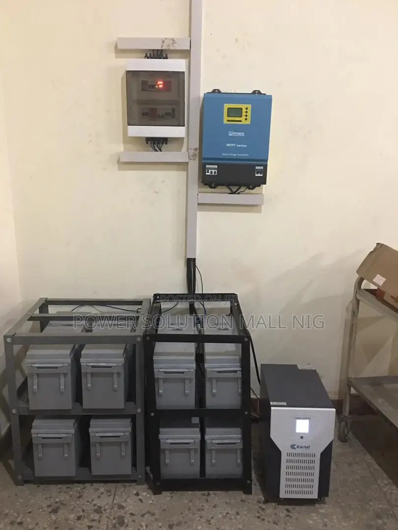 Complete 10kva Solar System With 8 Batteries 30 Panels