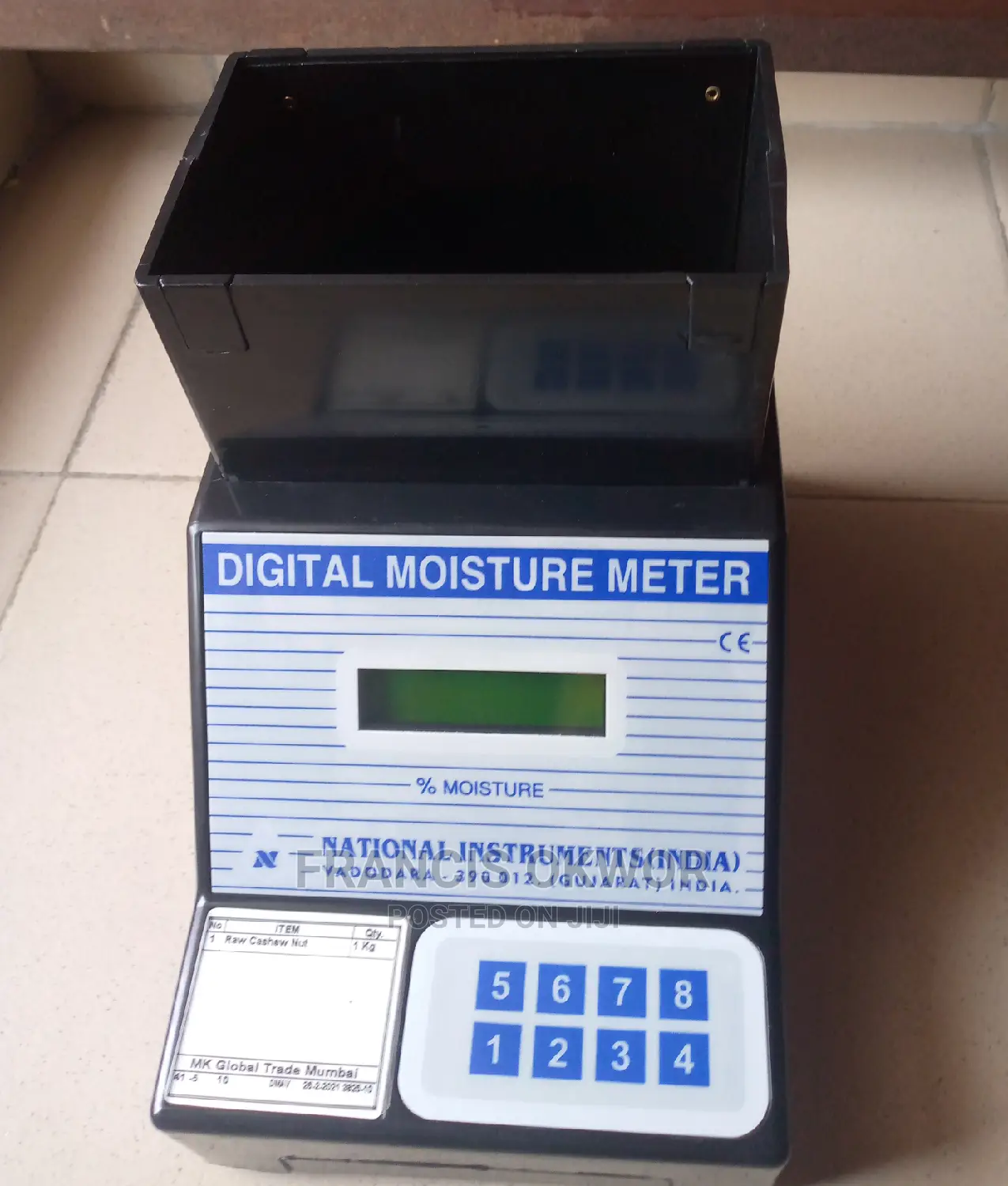 Digital Grain Moisture Meter For Cashew