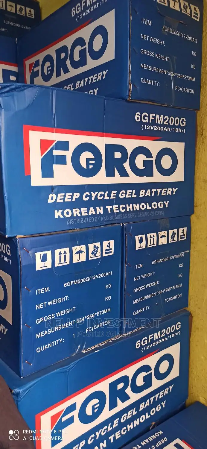 200ah 12v Forgo Battery