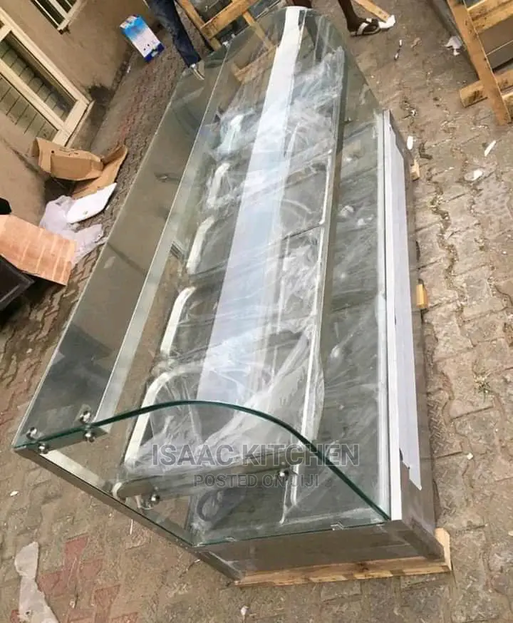 5 Plate Food Warmer With Curved Glass