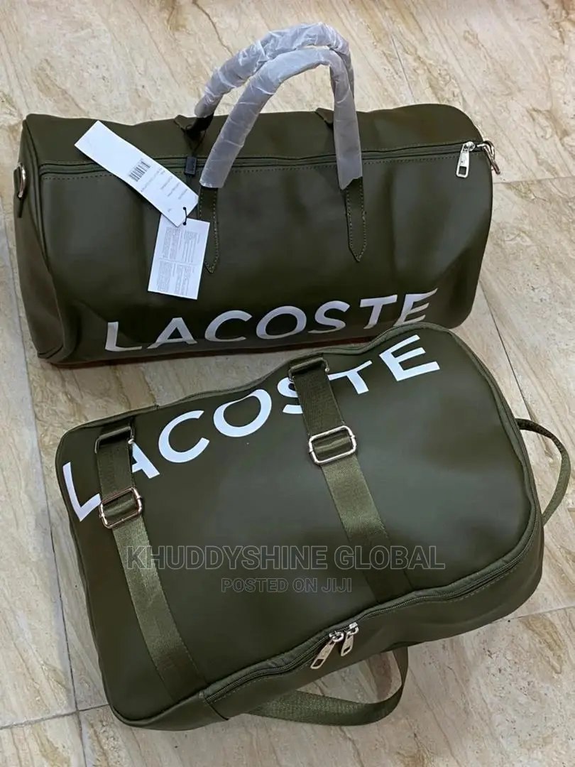 Men's L Signature Detachable Shoulder Strap Leather Bag