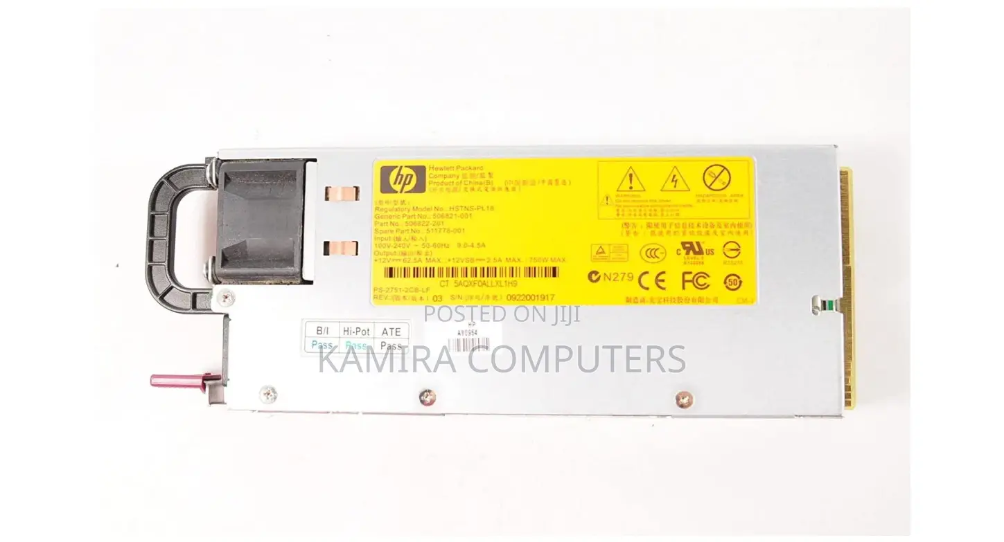 HP 750W Gold Power Supply 511778-001 - DL360 G6/G7, Dl360e G