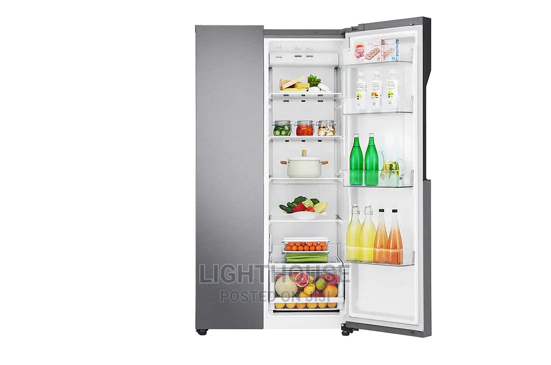 Lg (Gc-j257slrw)Frost Free Side-by-side 394l Refrigerator