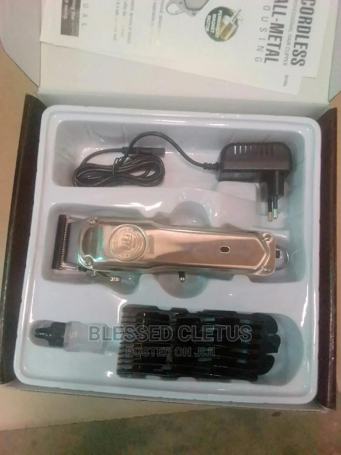 Kiki New Gain All-Metal Cordless Rechargeable Hair Clipper