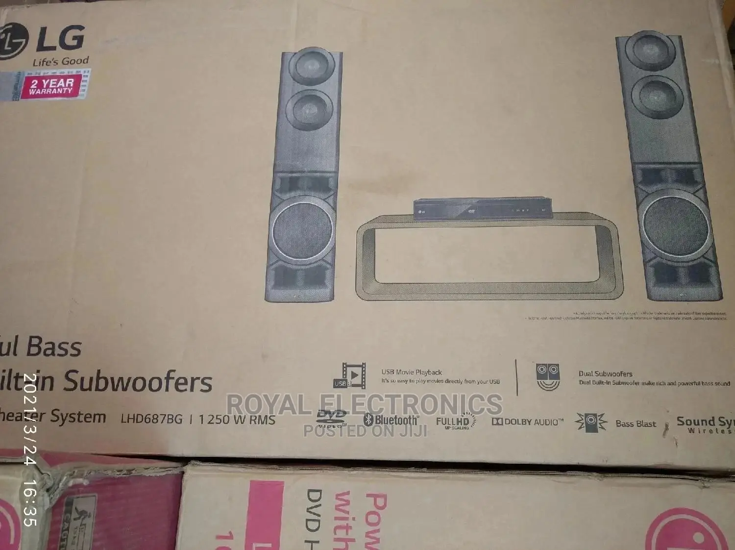 Brand New LG Bodyguard Home Theater 1250watt With Warranty