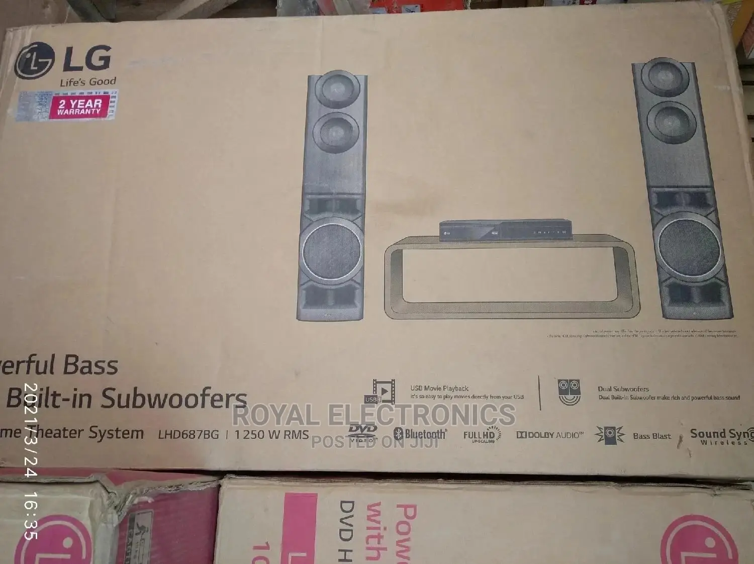 Brand New LG Bodyguard Home Theater 1250watt With Warranty