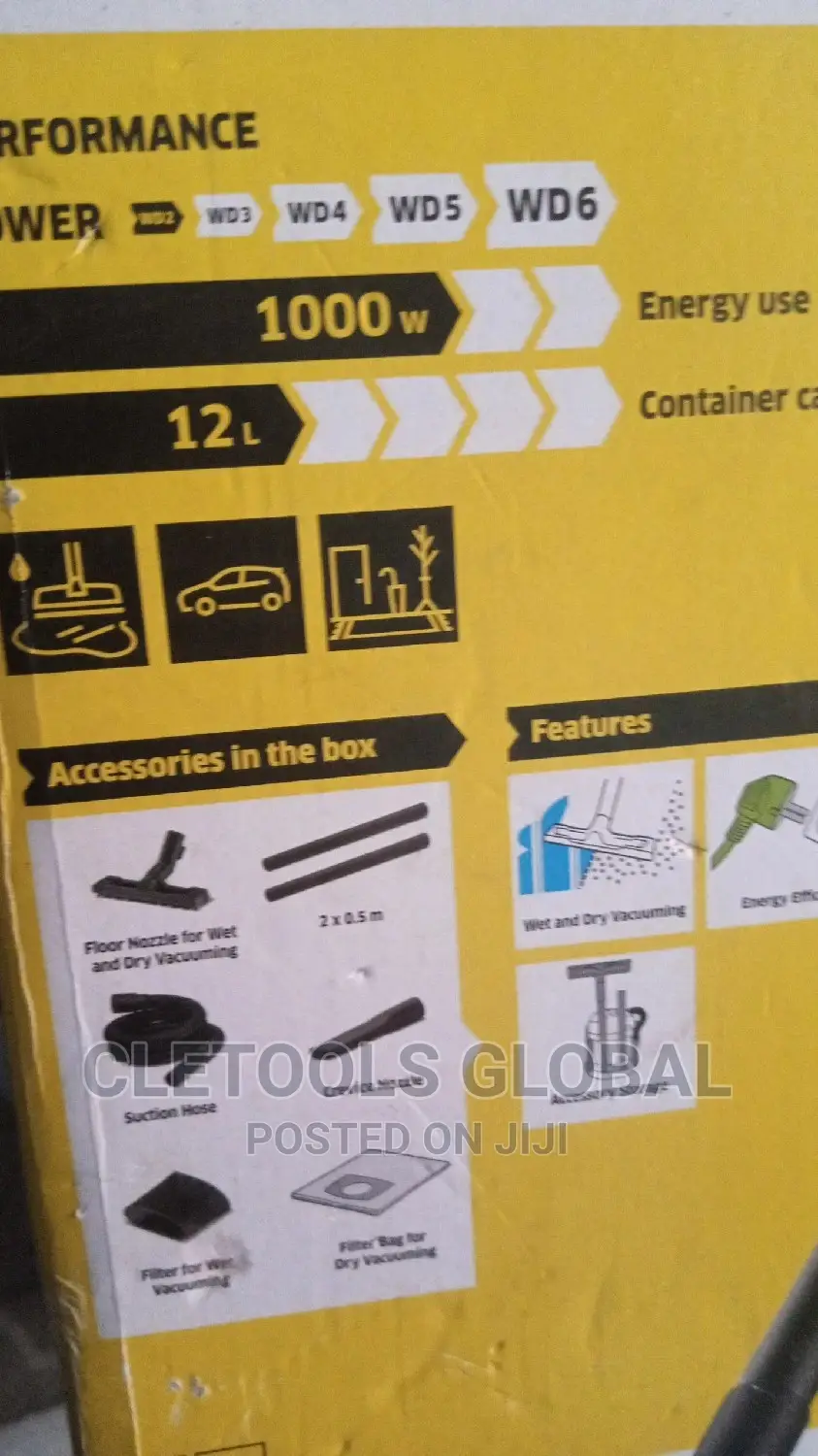 Wd2 Wet and Dryer Vacuum Cleaner Karcher