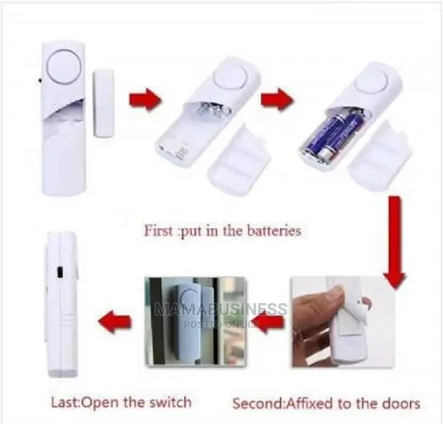 Wireless Magnetic Security Window And Door Alarm