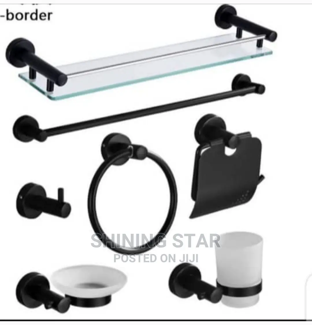 Complete Set of Black Accessories