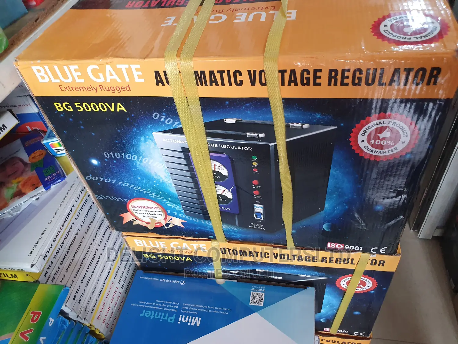 BLUE GATE Stabilizer - 5000KVA - Black