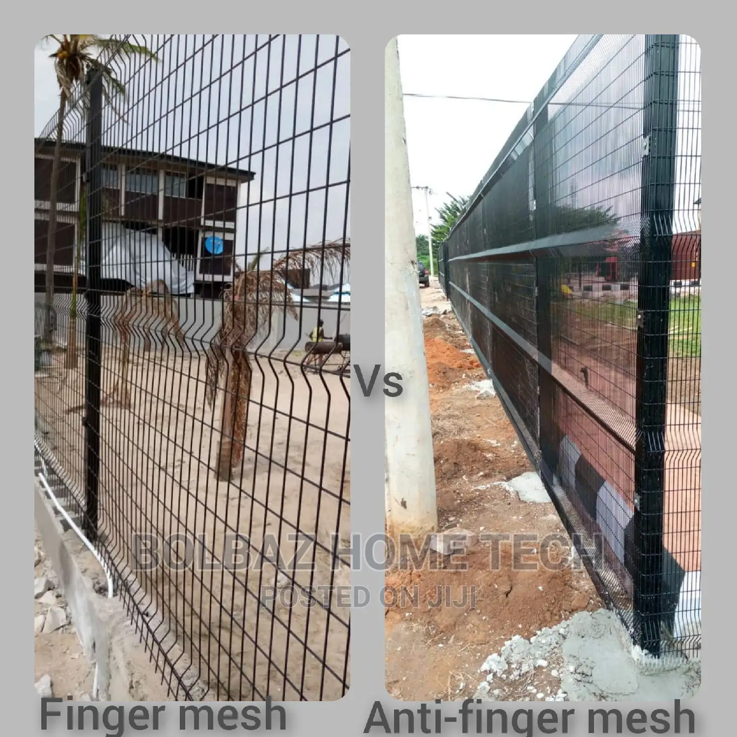 Quality Panel Mesh; Finger And Anti-finger Type