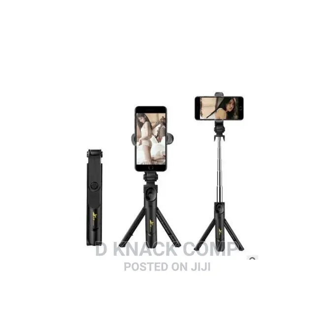 Multifunctional Wireless Selfie Stick for Phone -Black