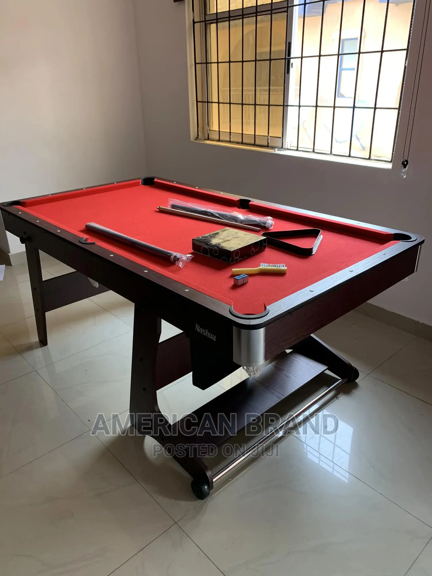 6ft Foldable Snooker Board With Complete Accessories
