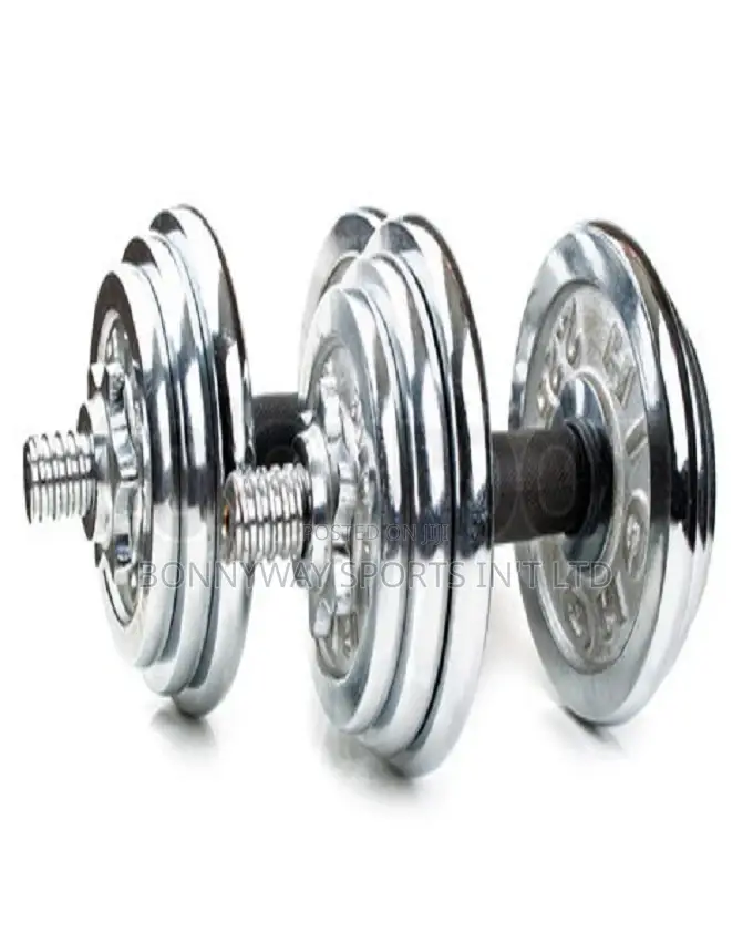 10kg Adjustable Chrome Dumbells