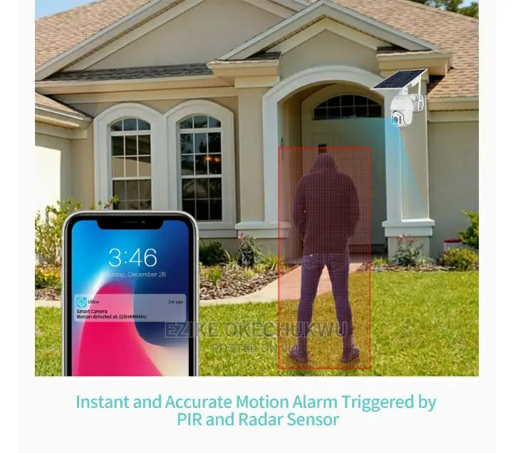 Wireless Camera 4 Outdoor With Solar Battery Power 4G
