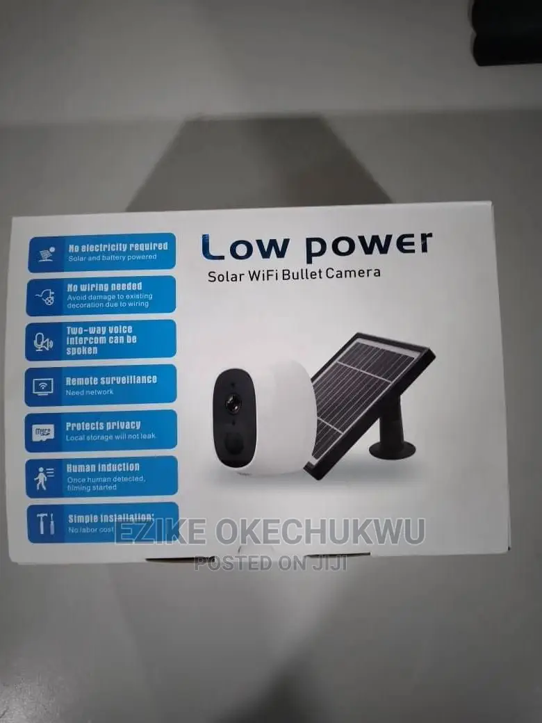 Wireless Indoor 4g Camera With Solar Panel