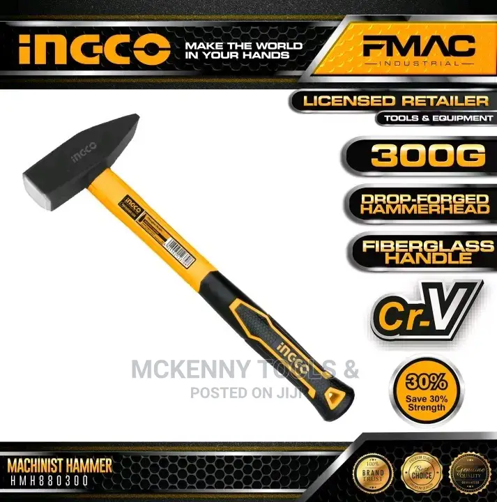 Ingco Machinist Hammer 300G Hmh880300 Fmac