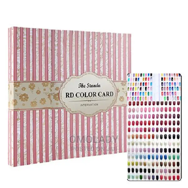 1 PCS 120 Colors Nail Tips Display Book