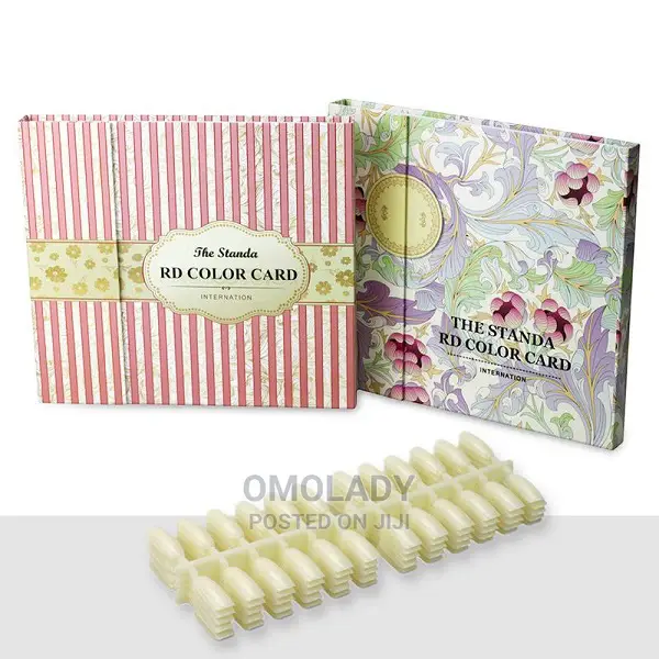 1 PCS 120 Colors Nail Tips Display Book