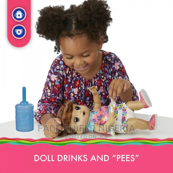 Baby Alive Step ‘N Giggle Baby Brunette Hair Doll With Light