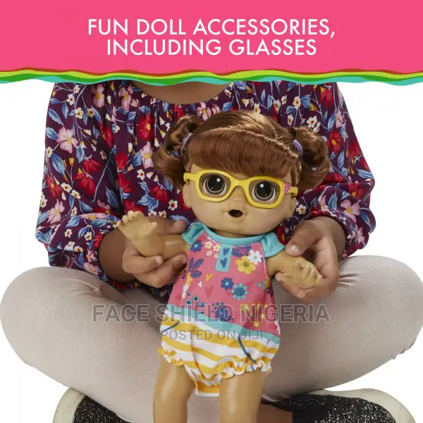 Baby Alive Step ‘N Giggle Baby Brunette Hair Doll With Light