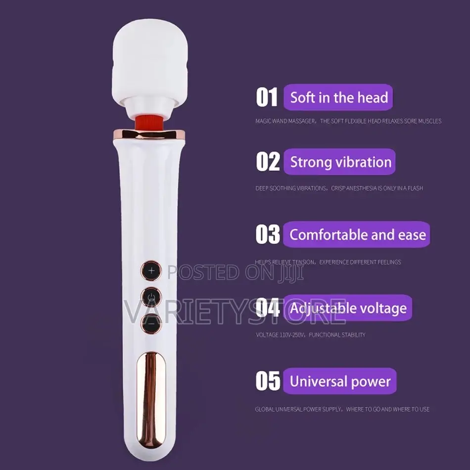 Rechargeable 10 Modes Huge Magic Wand Vibrator