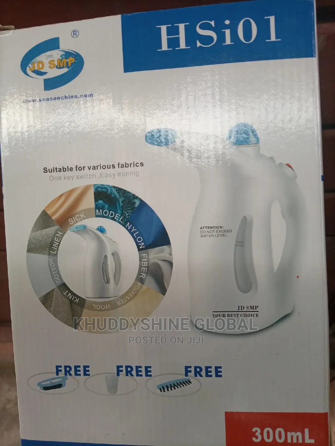 3 In 1 Garment, Face And Cake Steamer